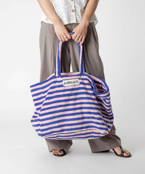 BONGUSTA トートバッグ NARAM WEEKEND BAG ボングスタ パイル地