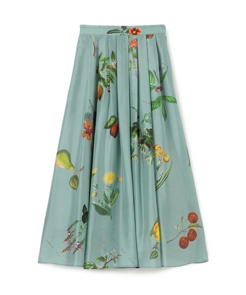 Dolce & Gabbana シルク フローラルプリント フレアスカート Dolce & Gabbana シルク フローラルプリント フレアスカート