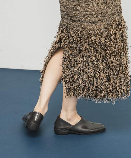 KBF（ケービーエフ） シューズ センターステッチスクエアトゥスライド