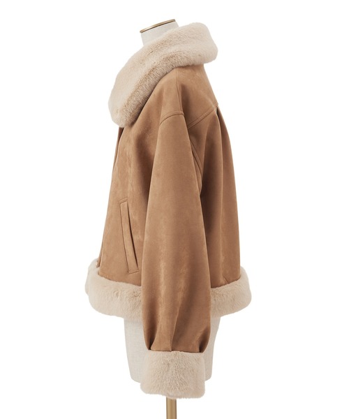 「SUPREME.LA.LA.」 ブルゾン MEDIUM ベージュ レディース_画像7