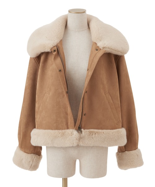 「SUPREME.LA.LA.」 ブルゾン MEDIUM ベージュ レディース_画像9