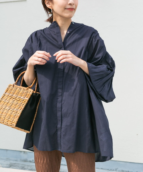 URBAN RESEARCH DOORS - 【新品未使用】アーバンリサーチドアーズ　長袖ブラウス URBAN RESEARCH DOORS 「URBAN DOORS」 長袖ブラウス MEDIUM