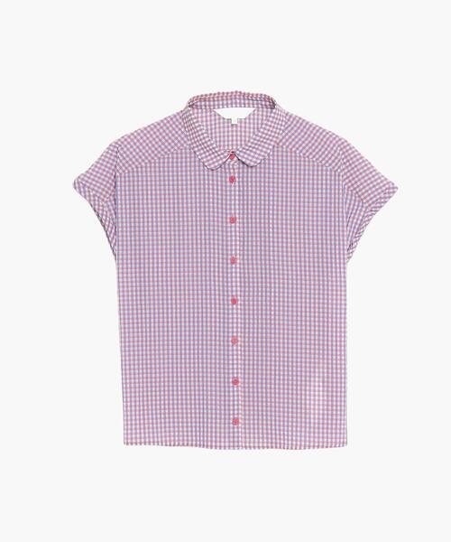 「To b. by agnes b.」 半袖シャツ 40 レッド レディース