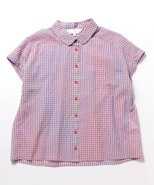 「To b. by agnes b.」 半袖シャツ 40 レッド レディース