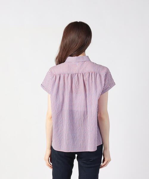 「To b. by agnes b.」 半袖シャツ 40 レッド レディース