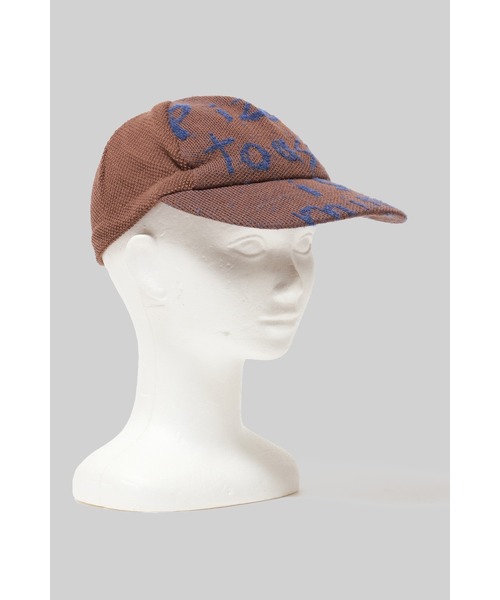 SHINYAKOZUKA キャップ 帽子 THOUGHTS KNITTED CAP WITH KIJIMA