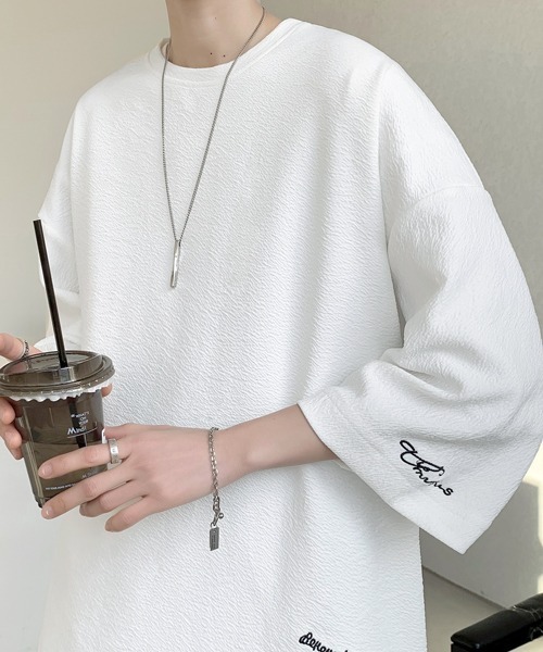 「FVLMEN」 半袖Tシャツ LARGE ホワイト メンズ