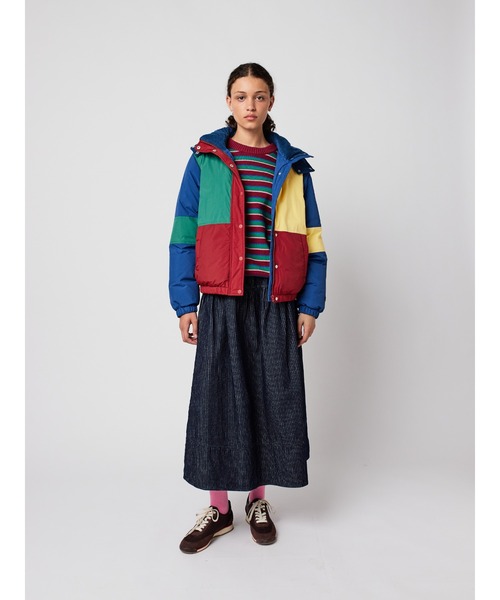 ダウンコート ダウンジャケット Color block padded puffer レディース メンズの画像