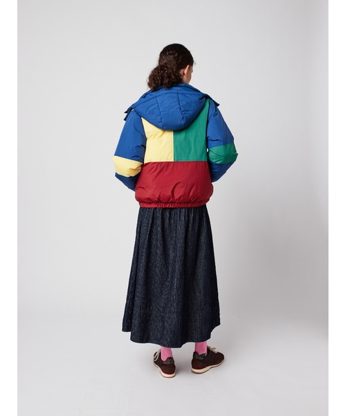 ダウンコート ダウンジャケット Color block padded puffer レディース メンズの画像