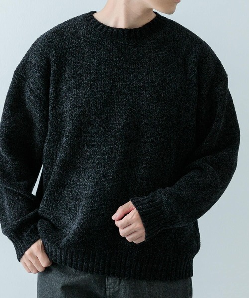 「ITEMS URBANRESEARCH」 長袖ニット MEDIUM ベージュ メンズ_画像5