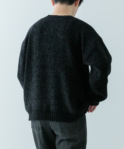 「ITEMS URBANRESEARCH」 長袖ニット MEDIUM ベージュ メンズ_画像7