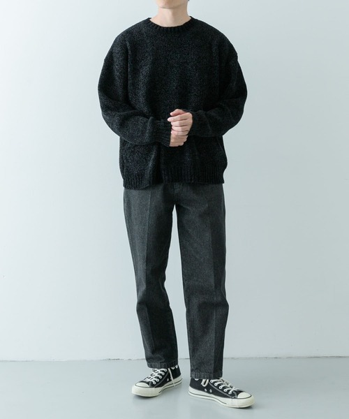 「ITEMS URBANRESEARCH」 長袖ニット MEDIUM ベージュ メンズ_画像8