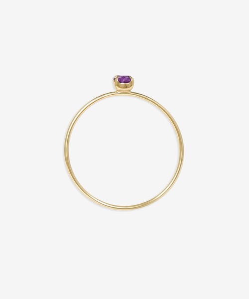 ESTELLE（エステール） 指輪 リング 2月誕生石 K10 イエローゴールド