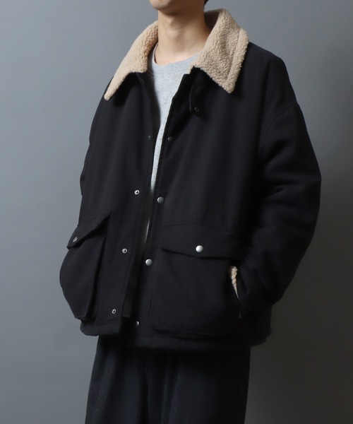 ANPAS（アンパス） ブルゾン アウター ANPAS Boa Collar Duck Coverall