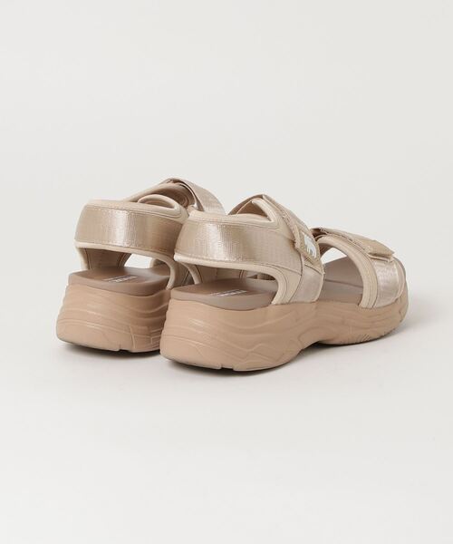 「moz」 フラットサンダル S ベージュ レディース_画像2