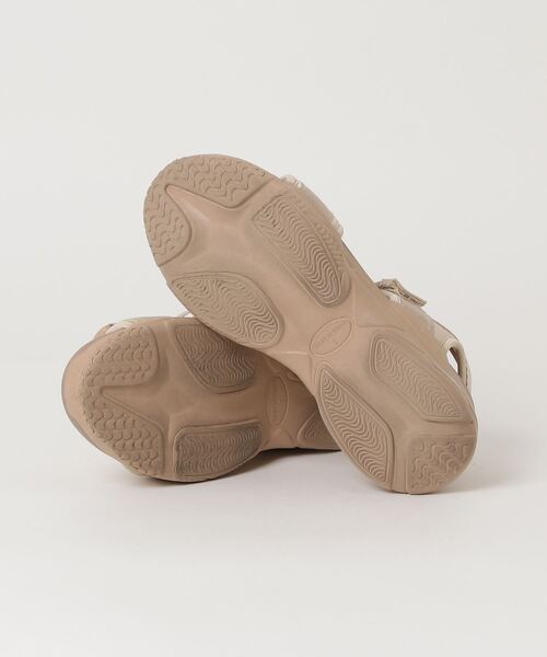 「moz」 フラットサンダル S ベージュ レディース_画像3