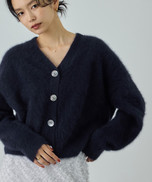 ROPE'（ロペ） カーディガン フォックスカシミヤニットカーディガン