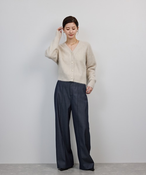 ロペ【フォロー割有り！^_^】 ROPE'（ロペ） カーディガン フォックスカシミヤニットカーディガン