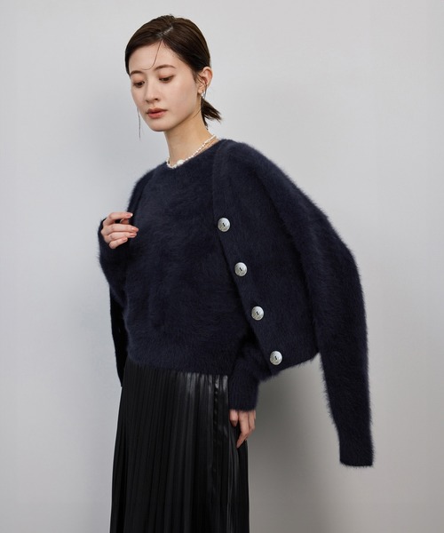 ROPE'（ロペ） カーディガン フォックスカシミヤニットカーディガン
