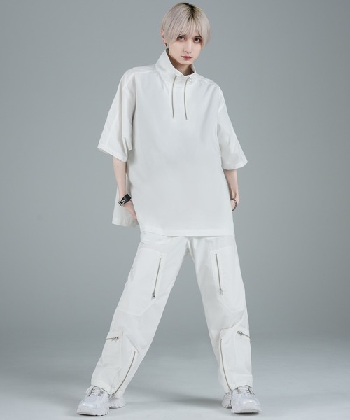 「ADRER」 半袖シャツ SMALL ブラック メンズ_画像3