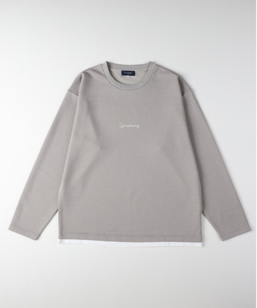 BACK NUMBER tシャツ 「BACK NUMBER」TRPU胸ロゴプリントロング