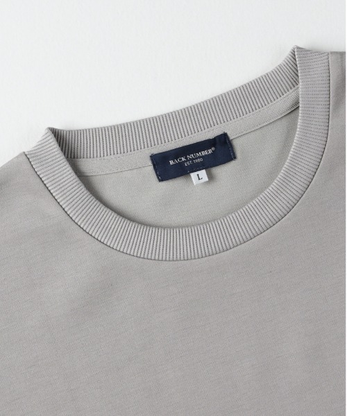 BACK NUMBER tシャツ 「BACK NUMBER」TRPU胸ロゴプリントロング
