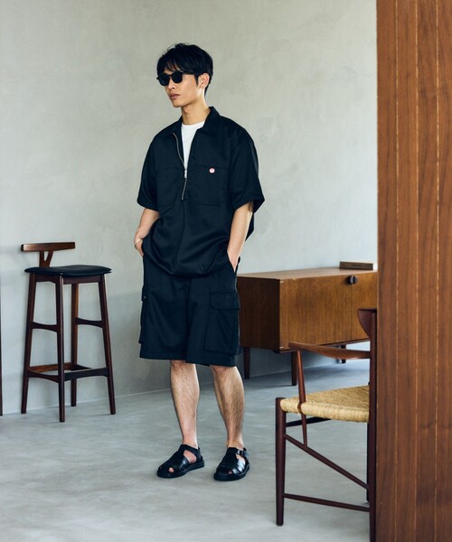 「RED KAP」 半袖シャツ LARGE ベージュ メンズ_画像6