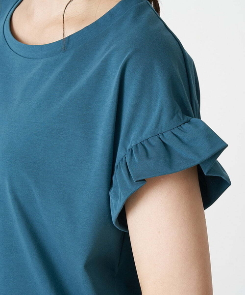 「OFUON le MK」 半袖カットソー 38 ブラック レディース_画像5