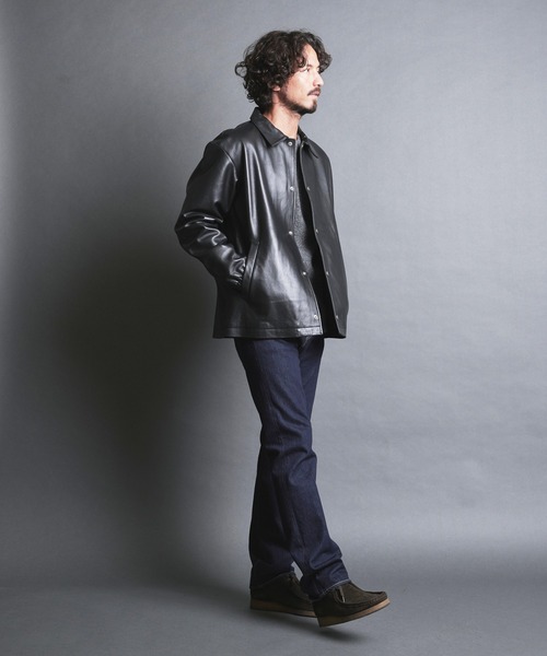 Magine（マージン） 革ジャン ライダース LAMB LEATHER COACH JKT