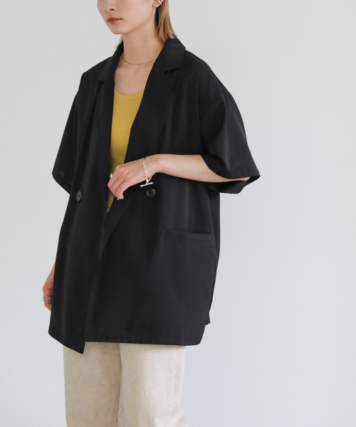 「select MOCA」 テーラードジャケット FREE アイボリー レディース_画像9