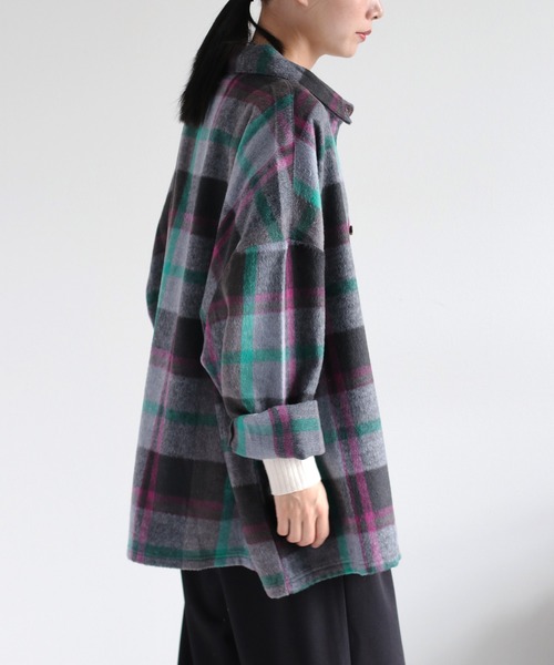 新品【BEVERLY HILLS POLO CLUB】シャギーチェックシャツ BEVERLYHILLS POLO CLUB/BIG シャギーチェックシャツ ジャケット