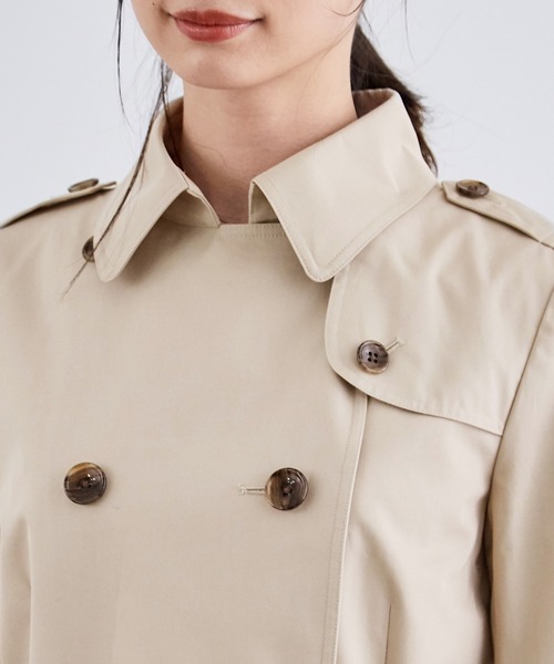 「ROPE'」 トレンチコート 40 ベージュ レディース_画像8