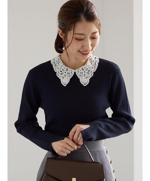 美品✨sheller femininity シェリエ　ケミカルレースニット 美品✨sheller femininity シェリエ ケミカルレースニット 楽天市場