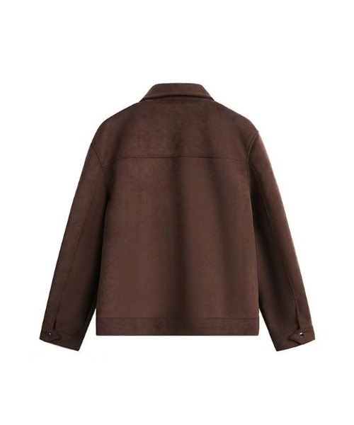 FreeZone ブルゾン アウター スエードタッチショートジャケット メンズ