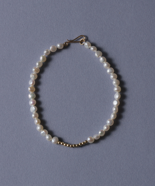 Lilas ブレスレット ミラーボール*サザレパールブレスレット K10