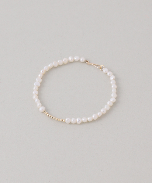Lilas ブレスレット ミラーボール*サザレパールブレスレット K10