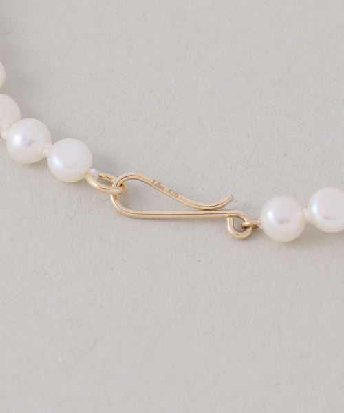 Lilas ブレスレット ミラーボール*サザレパールブレスレット K10