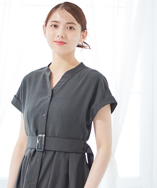 「12Twelve Agenda」 半袖ワンピース M ブルー レディース_画像5