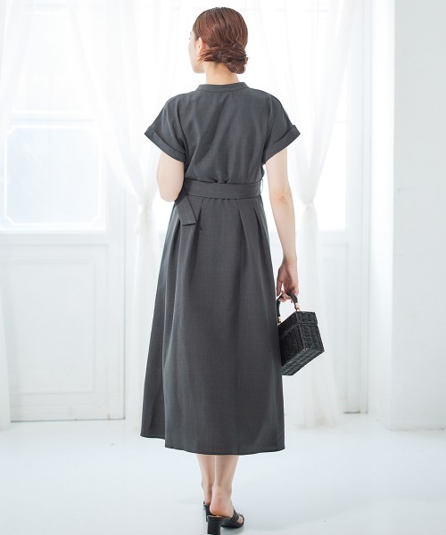 「12Twelve Agenda」 半袖ワンピース M ブルー レディース_画像7