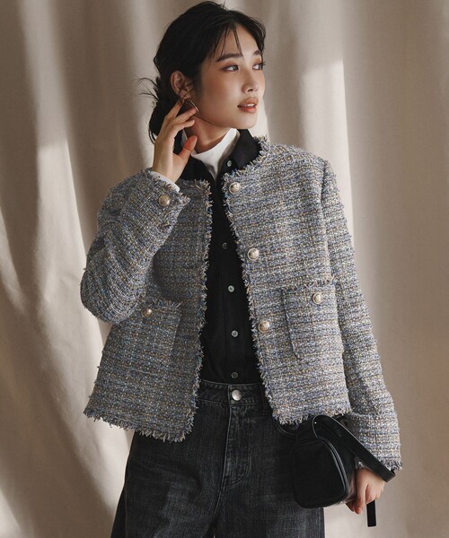 23区（ニジュウサンク） ジャケット ノーカラージャケット GIOLICA