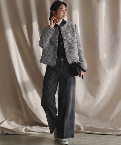 23区（ニジュウサンク） ジャケット ノーカラージャケット GIOLICA