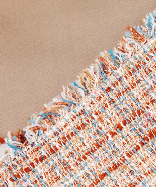 23区 ツイードノーカラージャケット 32 金釦　金ボタン　ニジュウサンク 23区（ニジュウサンク） ジャケット ノーカラージャケット GIOLICA