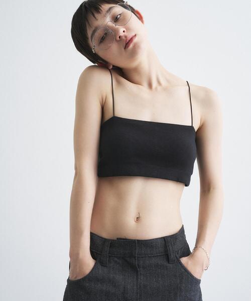 CODE A チューブトップ ベアトップ 「Re」bandeau bra short top