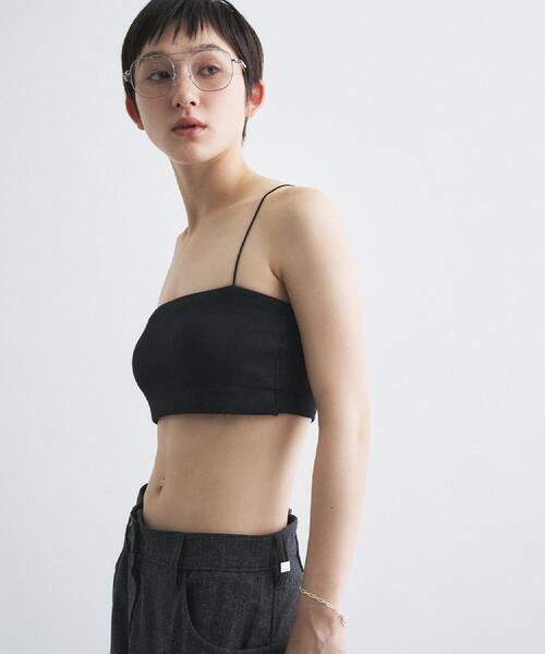 CODE A チューブトップ ベアトップ 「Re」bandeau bra short top