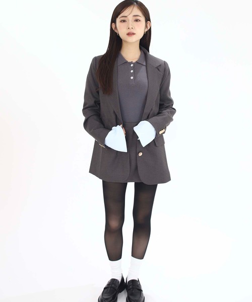 Luan（ルアン） ニット セーター 「Luan」LAYERED POLO KNIT