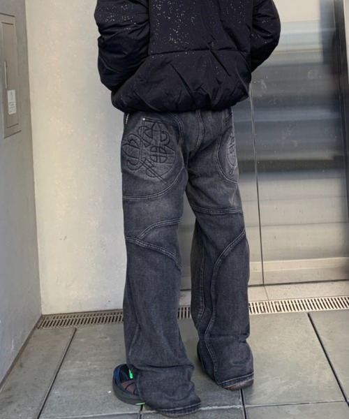 VIH20A コーティング デニム バギー archive opium 黒 VIH20A