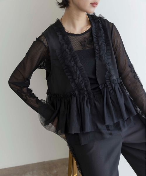 「Eimee Law」 セットアップ 38 ブラック レディース_画像3