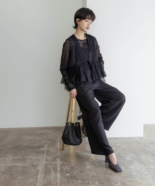 「Eimee Law」 セットアップ 38 ブラック レディース_画像9