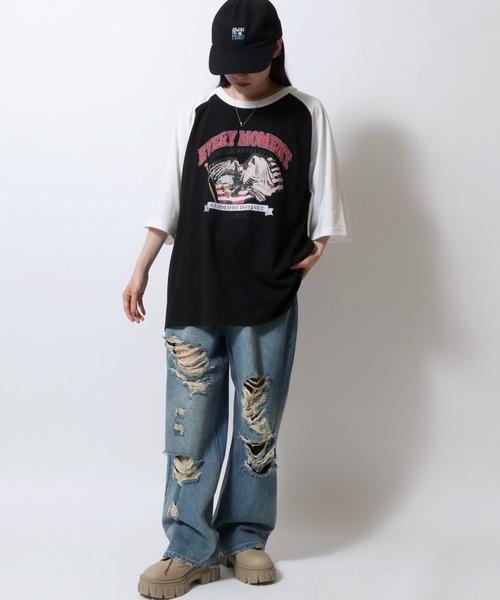 「SITRY」 「HALHAM」半袖Tシャツ M ホワイト系その他6 メンズ_画像5