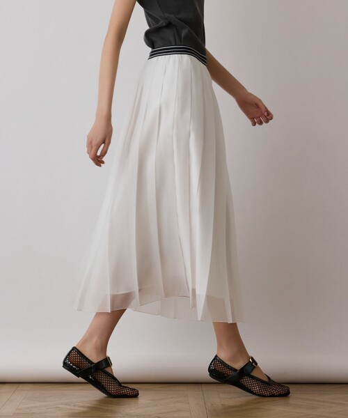 美品 グレースコンチネンタル プリーツスカート GRACE CONTINENTAL（グレースコンチネンタル） プリーツスカート 38